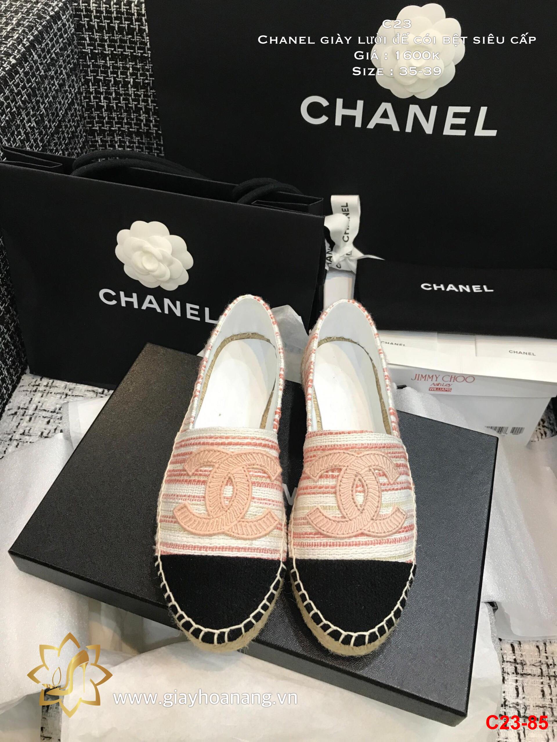 Giày đế cói Chanel màu đen size 35 Én shop hàng hiệu #13 Giày đế cói Chanel màu đen size 35 Én shop hàng hiệu